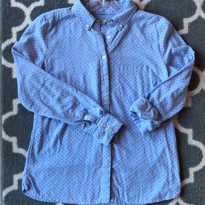 Soft Gap Chambray & Navy Polka Dot Shirt